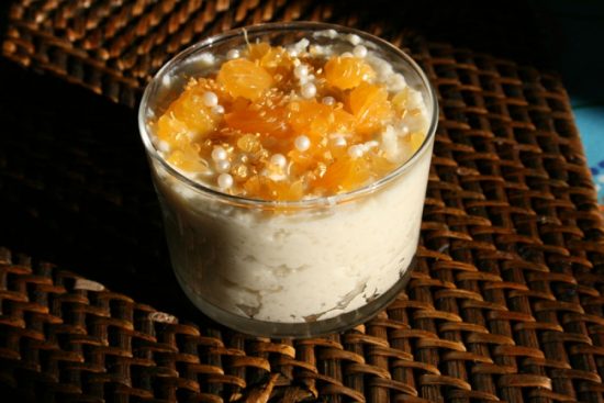 Karmo, un dessert à base de riz et de yaourt