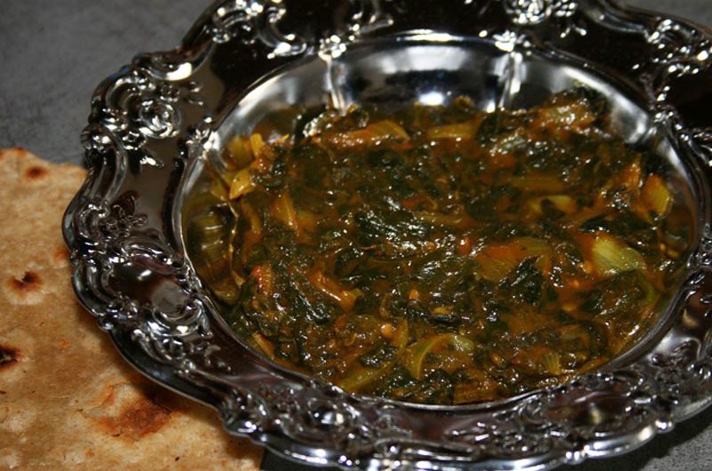 Curry d’épinards (bhadji nu saag)