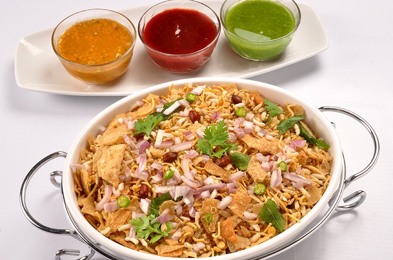 Bhel Puri (salade de riz soufflé)